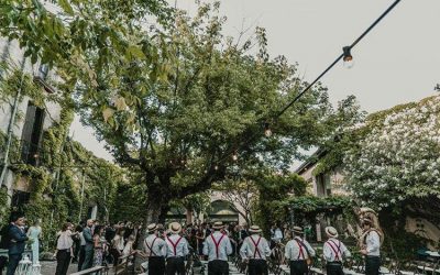 Casament a Terrassa amb música dixieland